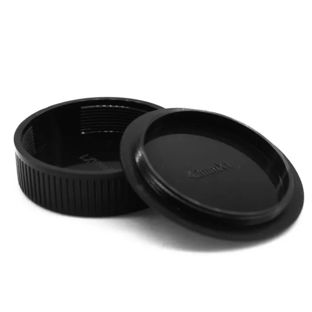 Camera Body Cap & Rear Lens Cap for Pentax Takumar Fujica M42 42mm Screw Camera