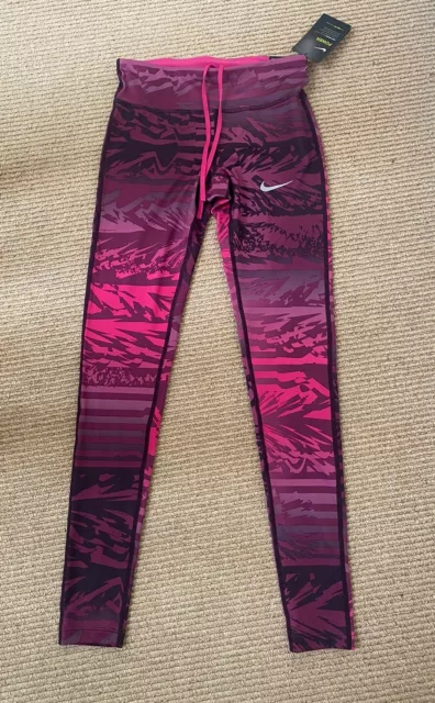 Women’s Ladies Girls Nike Power Gym Running Leggings Bnwt Xs Size 6/8 New