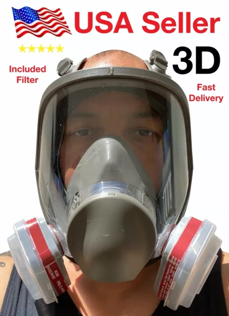 Full Face Mask , Respirator Face Mask, Painting Spraying Face Mask, Welding Mask