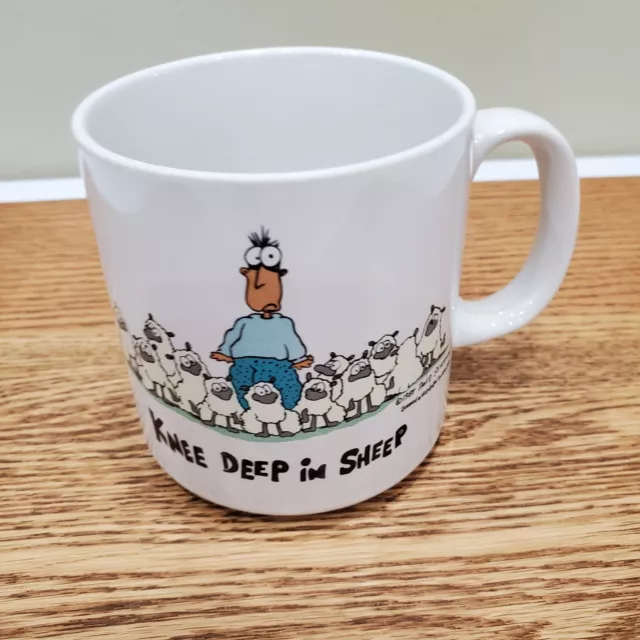 Sheep Thrills by Giftcraft Coffee Cup Mug 6 fl oz Knee Deep in Sheep