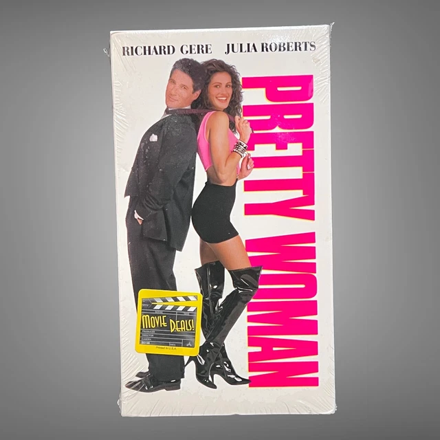 PRETTY WOMAN VHS Video Tape Case 1990 Julia Roberts New Sealed 5.99