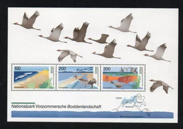 Germany Mnh 1996 Ms2728 Western Pomerania National Park