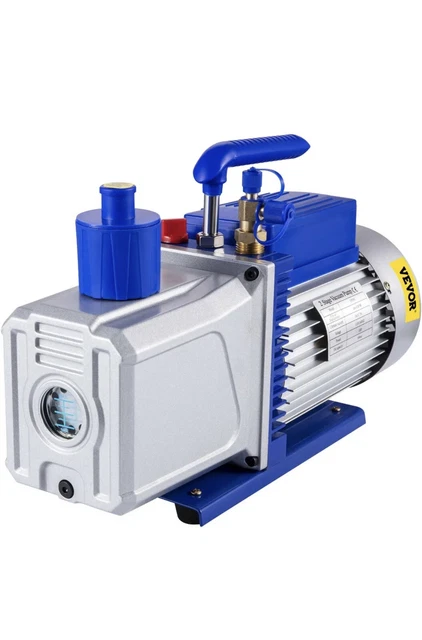 10CFM 2 Stages 1HP Refrigerant Vacuum Pump Deep HVAC Dual Stage AC Conditioning