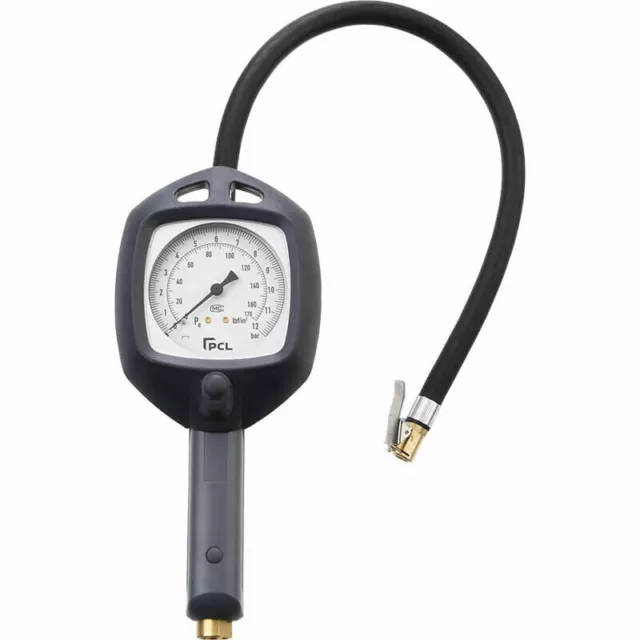 PCL Tyre Inflator With 0.5m Hose & Euro Clip On Connector ATIH081 3