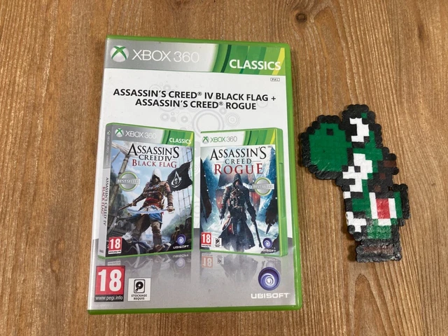 Assassin's creed IV black flag + rogue - Jeux Xbox 360 - Avec Notice - Occasion