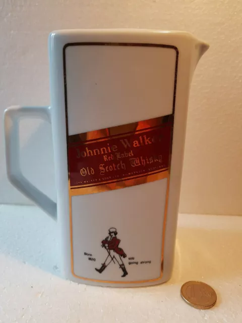 jarra - water - jug pichet - JOHNNIE WALKER RED LABEL OLD SCOTCH WHISKY -A- 3