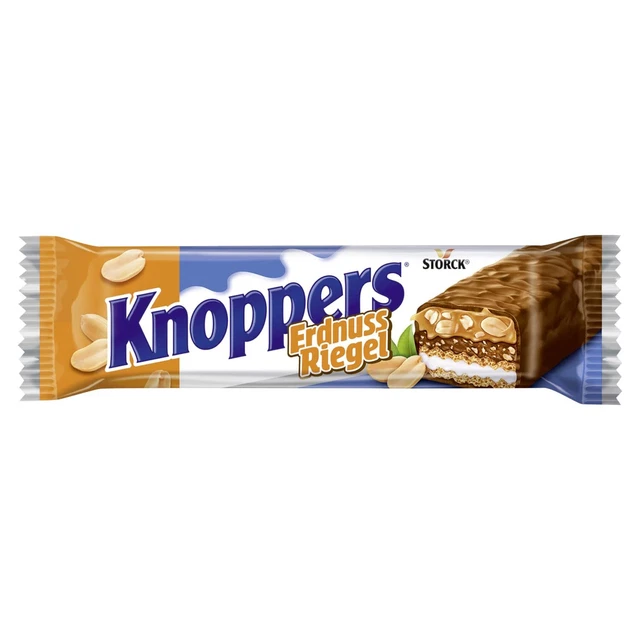 Knoppers barretta cioccolato barretta cialda crema latte caramello 22x 40 g NUOVO MHD 11/09/23