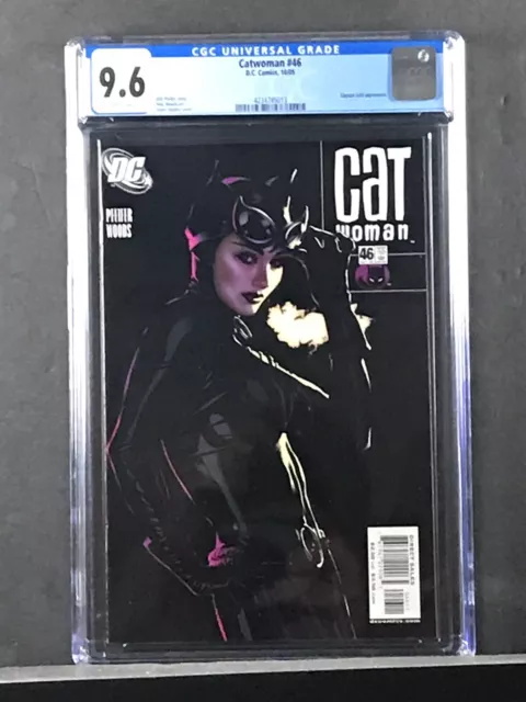 Catwoman 46 CGC 9.6 White Pages DC Comics 2005 Adam Hughes Cover