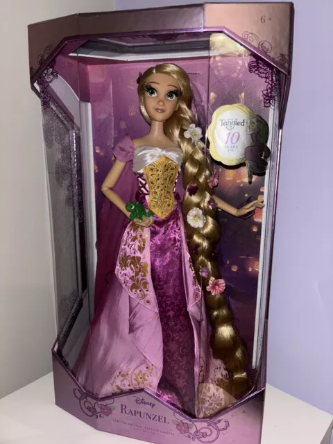 Disney Rapunzel Tangled Limited Edition Doll 10th Anniversary 17”