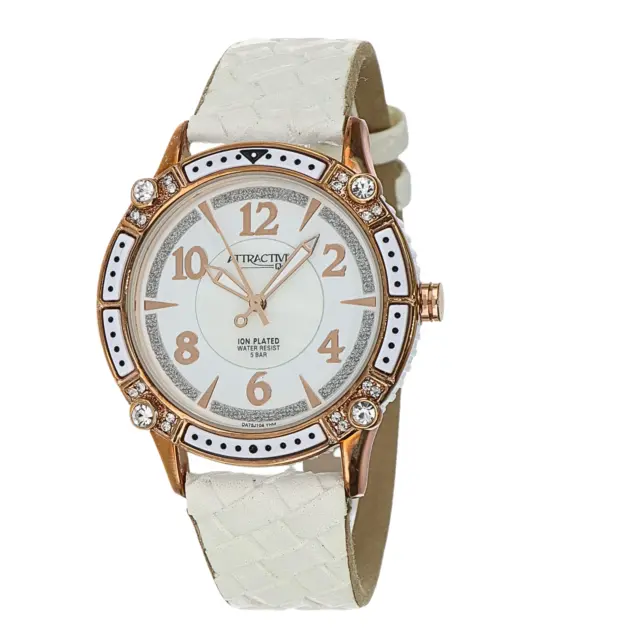 Orologio da donna Q&Q BY CITIZEN attractive movimento Made in JAPAN con zirconi