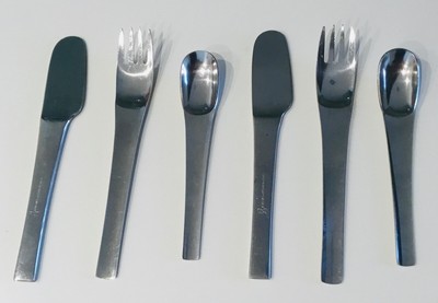 JOE COLOMBO  6 POSATE ALITALIA ‘72 no enzo mari Bruno Munari kartell artemide 