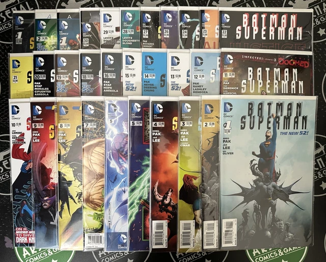 Batman/Superman #1-30 (31 Issues w/Annuals + Bonus) NM 2013 New 52 DC Comics