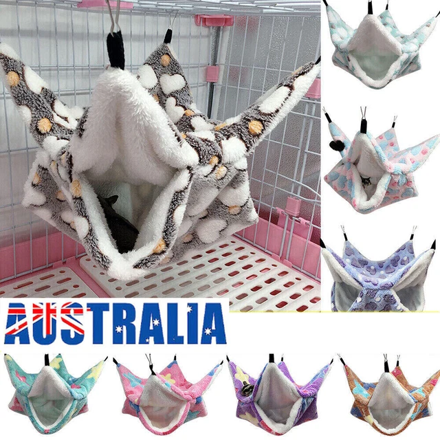 Ferret Rat Squirrel Pet Bird Hamster Hammock Hanging Cage Nest Bed House Toys