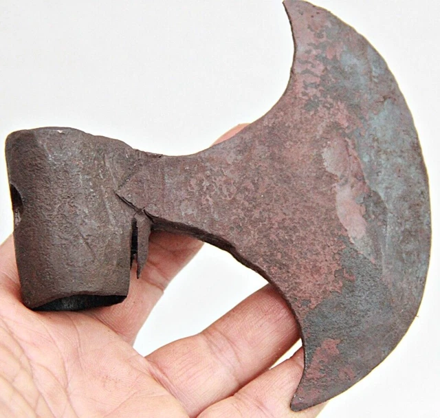 HACHE EN FER tribal antique rare forgée à la main : histoire des
