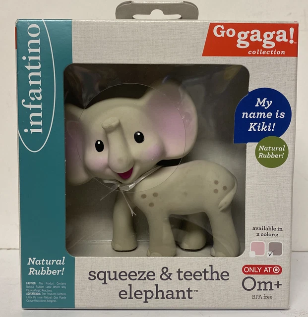Infantino Go GaGa Collection Squeeze and Teethe Elephant New - Target 2018