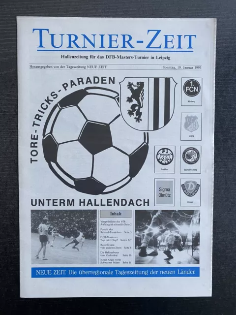 1993 HT Leipzig - Dynamo Dresden, Eintracht Frankfurt, VfB, FC Sachsen, ...