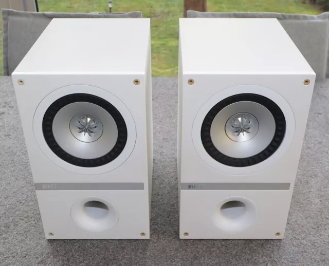 KEF Q100 Lautsprecher 2-Wege-Bassreflex Weiß Bi-Amping + Bi-Wiring Top Klang