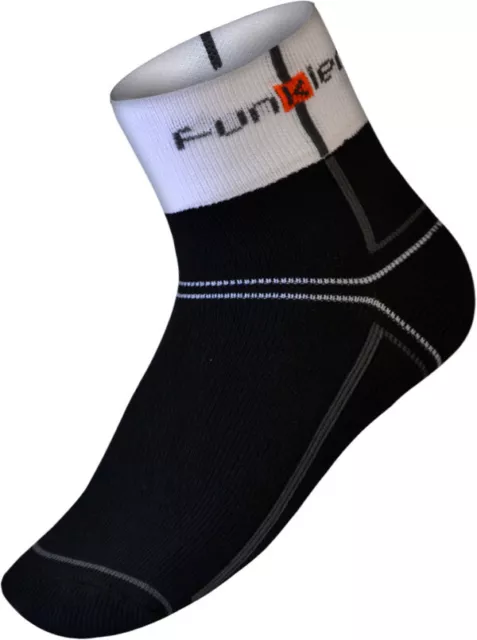 Radsocken Funkier Lorca SK-44 Winter Thermolite Schwarz/Weiß EU 43-46