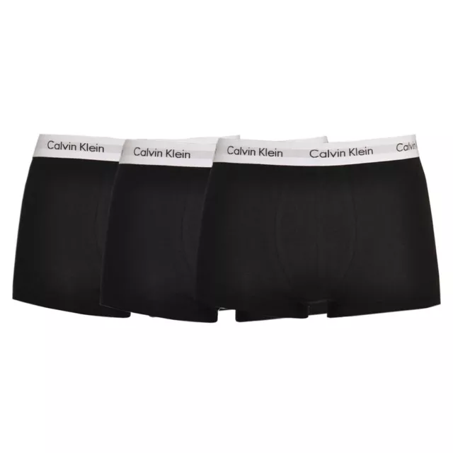 Calvin Klein Set of 3 Low Rise Trunks - Black