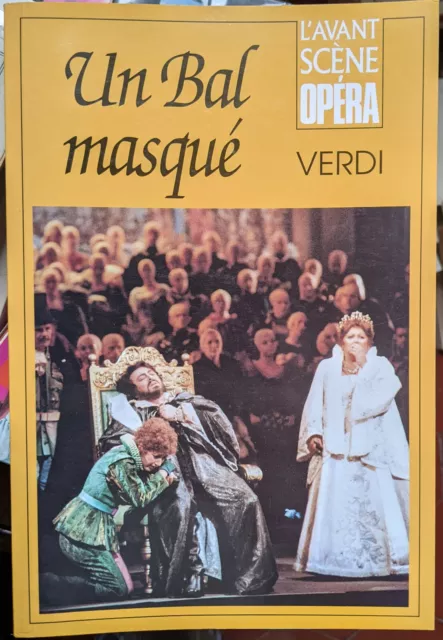 Giuseppe Verdi - L'Avant-Scène Opéra N° 32 : Un Bal masqué. 1992