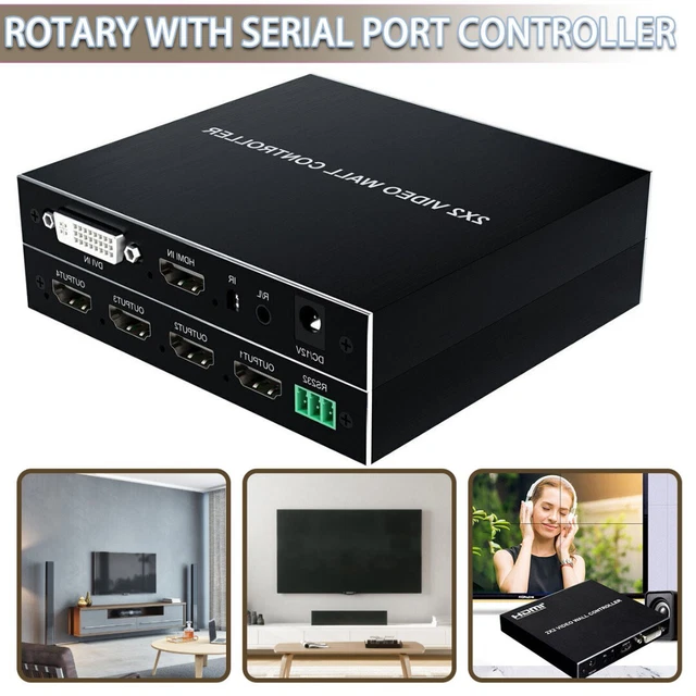 1X3 1X4 2x2 3X1 4X1 Screen Stitching Processor TV Wall Controller Video A