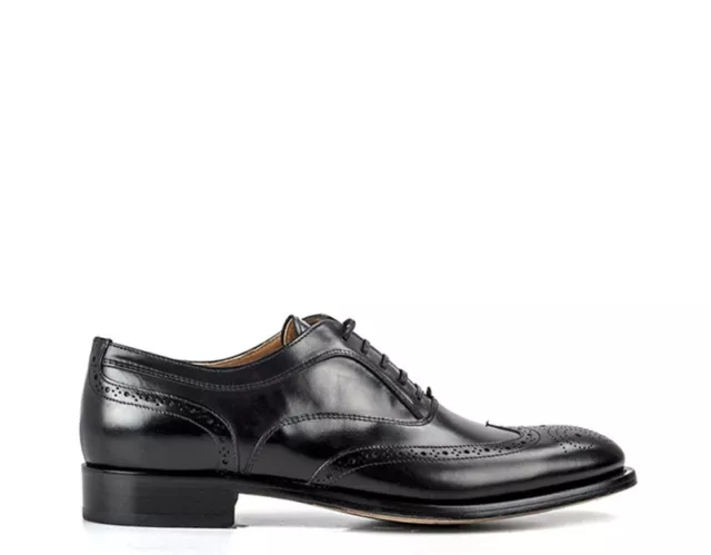 Zapatos MARIO BRUNI Hombre de Cordones Negro Brogue, Piel Natural 53120NE