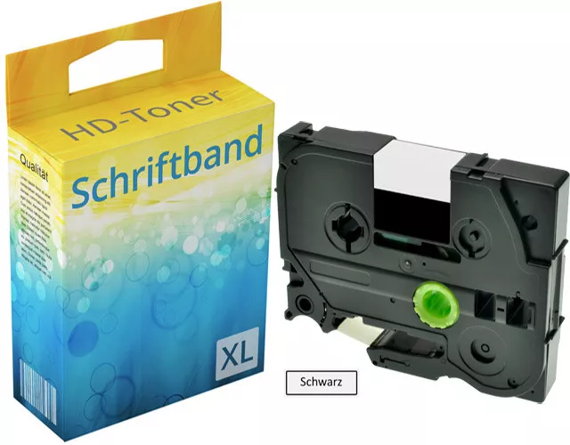 Schriftband kompatibel Brother P-Touch PT E100 1010 1230 H300 D200 H105 TZ-231