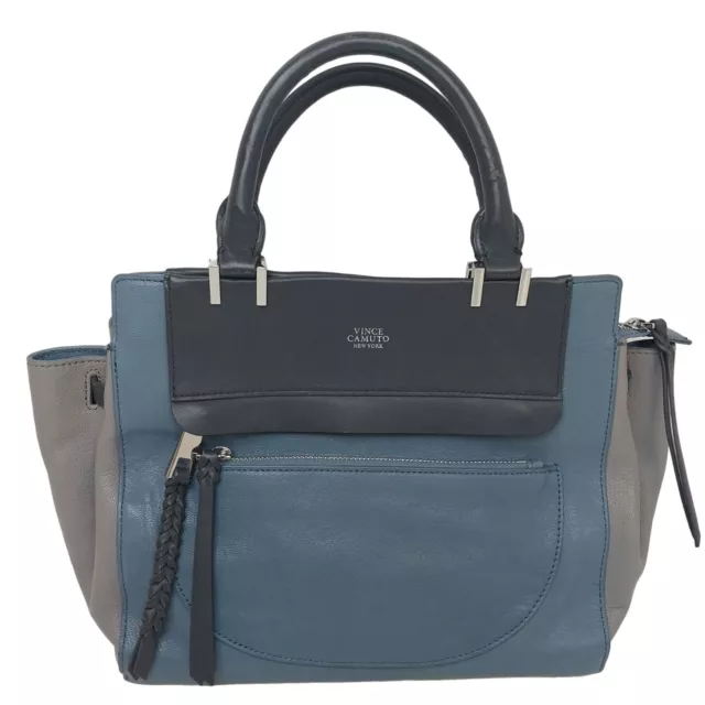 VINCE CAMUTO AYLA Taupe Leather Crossbody 49.00 PicClick