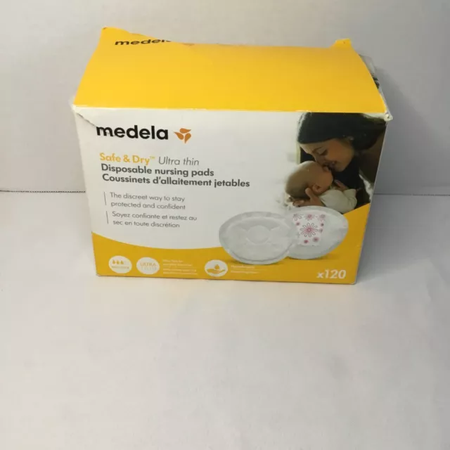 Open Box Medela Safe & Dry Ultra Thin Disposable Nursing Pads