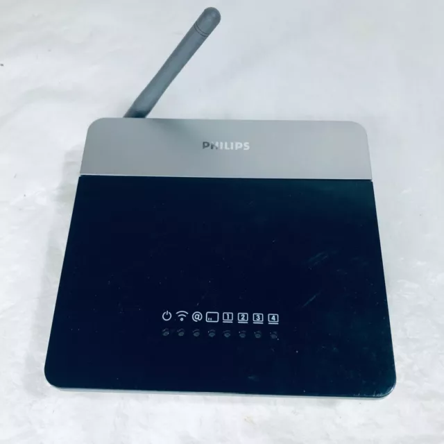 PHILIPS WIRELESS ADSL Modem Router 4 port Ethernet SNB5600 (UNTESTED) £ ...