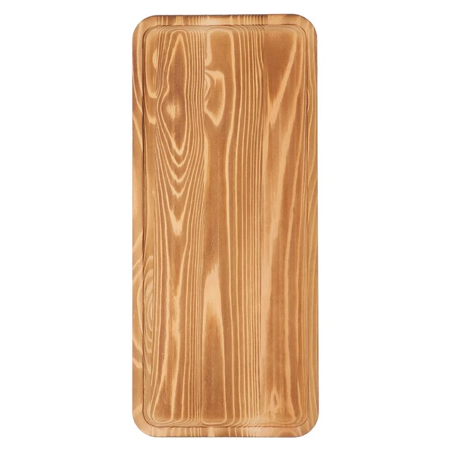 Piatto A Servire In Ghisa Smaltata Con Vassoio In Legno - 29x29 Cm, Per Carne E Pesce, Mantiene Il Calore