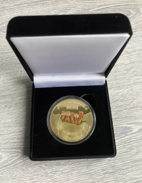 World Challenge Coins Limited Edition D Day Landings Gold Plated Large Coin