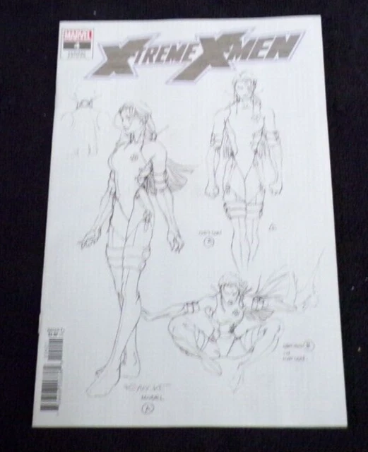 X-Treme X-Men #4 Marvel Comics 1:10 Salvador Larroca Design Variant Cover