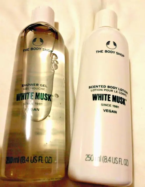 Body Shop ”White Musk Duo” Gel & Lotion Set - 250Ml - New- Great  Gift!!!