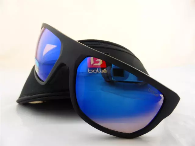Bolle VULTURE Sunglasses Black Matte POLARISED Phantom Photochromic Cat 2-3 Lens 3