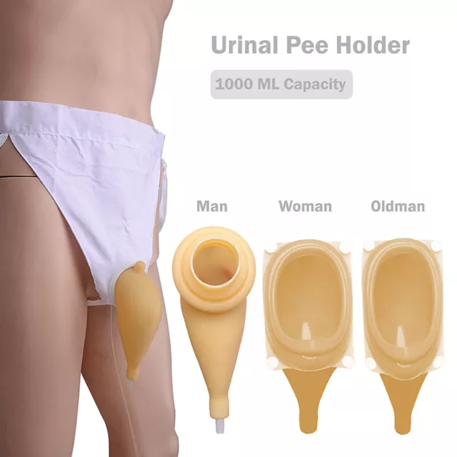 Collecteur de pipi d'urinoir de sac d'urine réutilisable masculin féminin