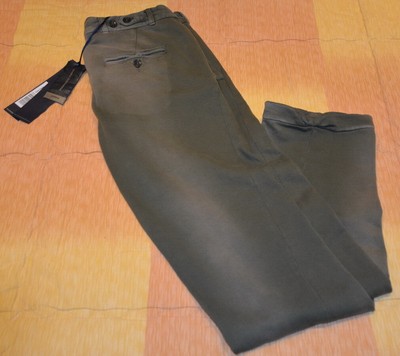 Daniele Alessandrini Cargo Stile Pantaloni Taglia 32 effetto invecchiato D.A 