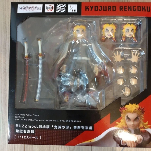 RARE DEMON SLAYER BUZZmod. Kyojuro Rengoku Ver.2 Figure 1/12 from JAPAN