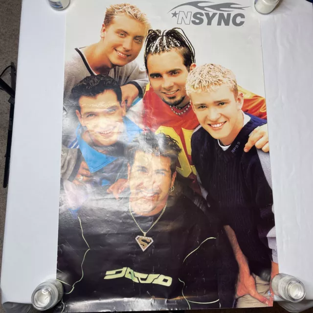 Original NSYNC N SYNC 1998 Winterland Poster Justin Timberlake Band 22x34