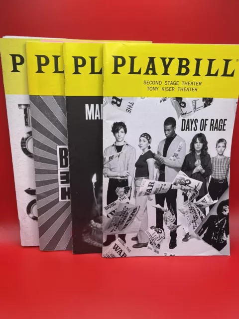 Lot Of 4 Off-Broadway PLAYBILLS - Mike Faist, Tatiana Maslany, Annie Golden