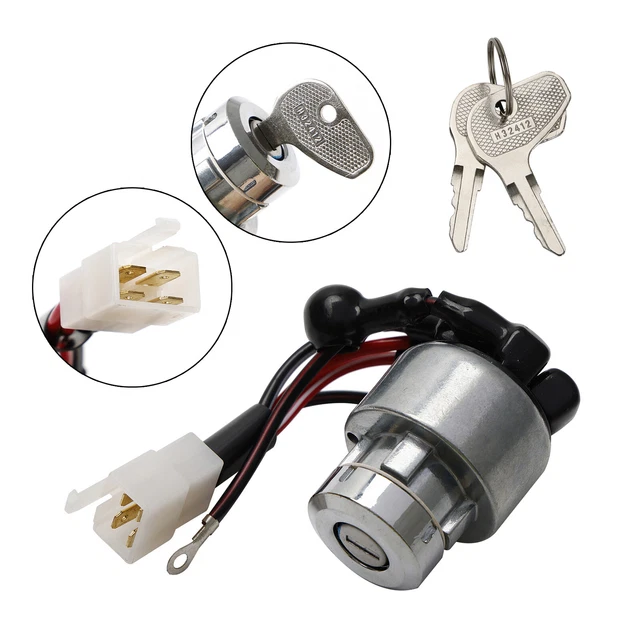 Ignition Switch W/2 Keys 38180-31800 Fits For Kubota L1802 L2002 L2202 Tractor