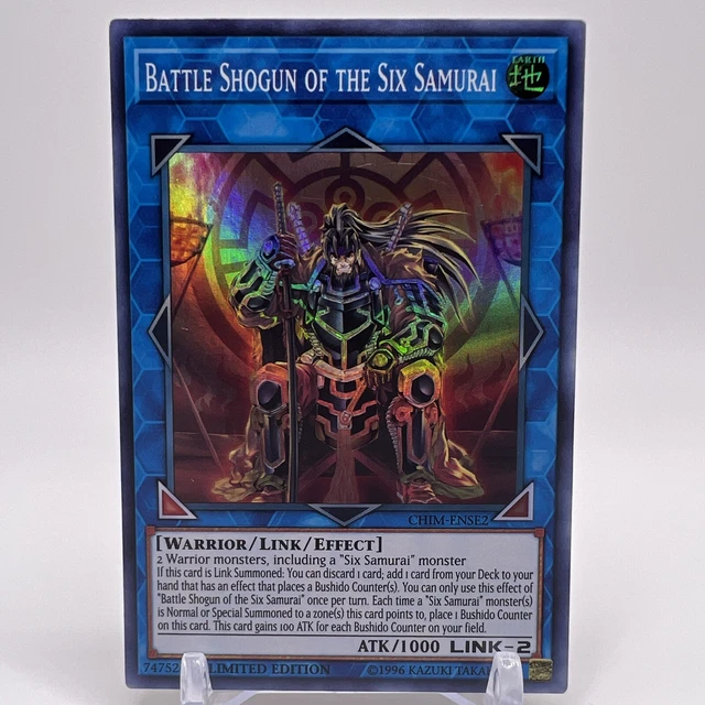 Yugioh! Battle Shogun Of The Six Samurai - CHIM-ENSE2 - Super Rare - Limited -NM