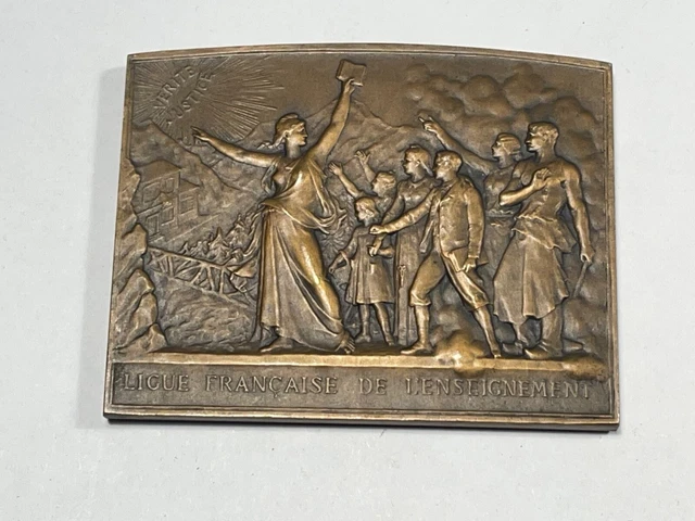 French Bronze Medal E.bouillot Paris UFOLEP Union Française œuvres Laïques D'éducation Physique Services Rendus à La Jeunesse Sportive