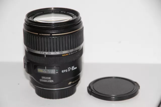 Canon EF-S 17-85mm IS USM F/4-5.6 AF Wide Angle Zoom  Lens. See Description.