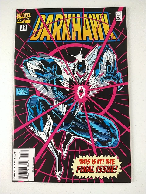 Darkhawk #50 RARE Low Print Final Issue (1995 Marvel Comics) High Grade NM-
