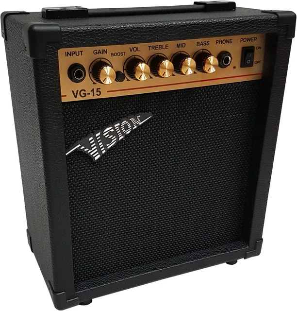 E Gitarren Verstärker Transistor Golden Line 25 Watt 4 Kanäle Distortion - Xxxxx
