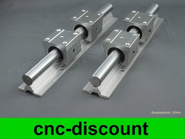 Lot CNC 12 x 1700 mm guidage linéaire guide linéaire rail scène 3D