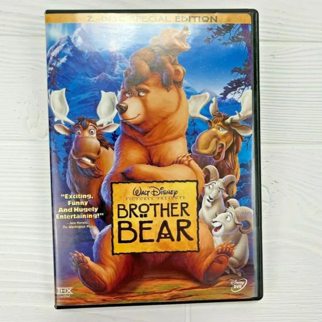 Brother Bear (DVD, 2004, Walt Disney 2-Disc Set Special Edition) Pre-Owned Movie