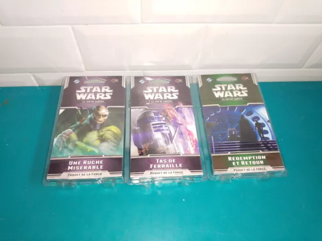 Jeu de société VF NEUF edge extension Star wars JCE lot de 3 paquets force