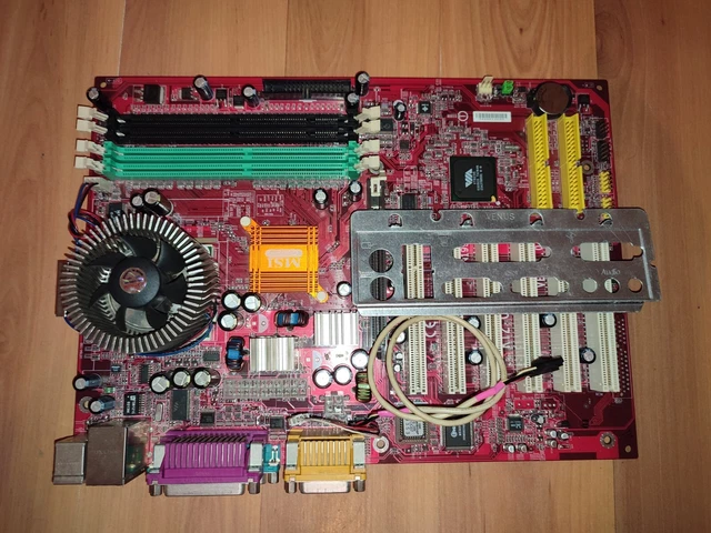 MSI MS-6764 VER1.0 MOTHERBOARD s462 DDR KT2 COMBO/ AMD ATHLON XP2000 ...